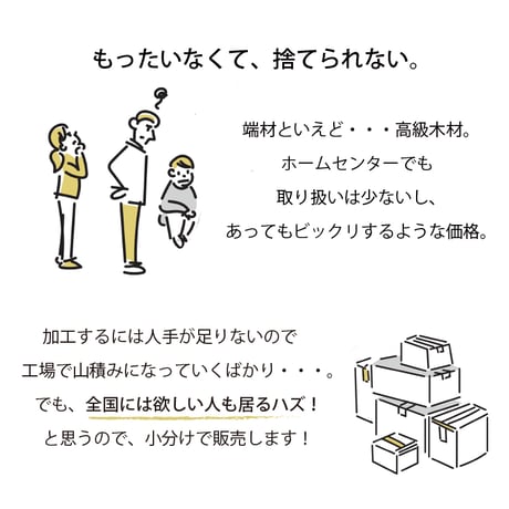 【端材セット】 オーク ウォルナット 無垢 木材 DIY 端材 角材 詰め合わせ