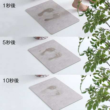 Moissバスマット/ペットマット Msize(40×30cm),Lsize(55×38cm)