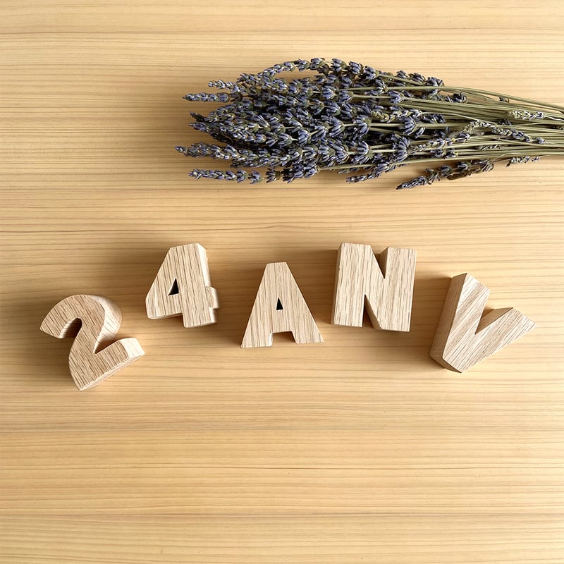 ○アルファベットオブジェ | Luumu suemokko