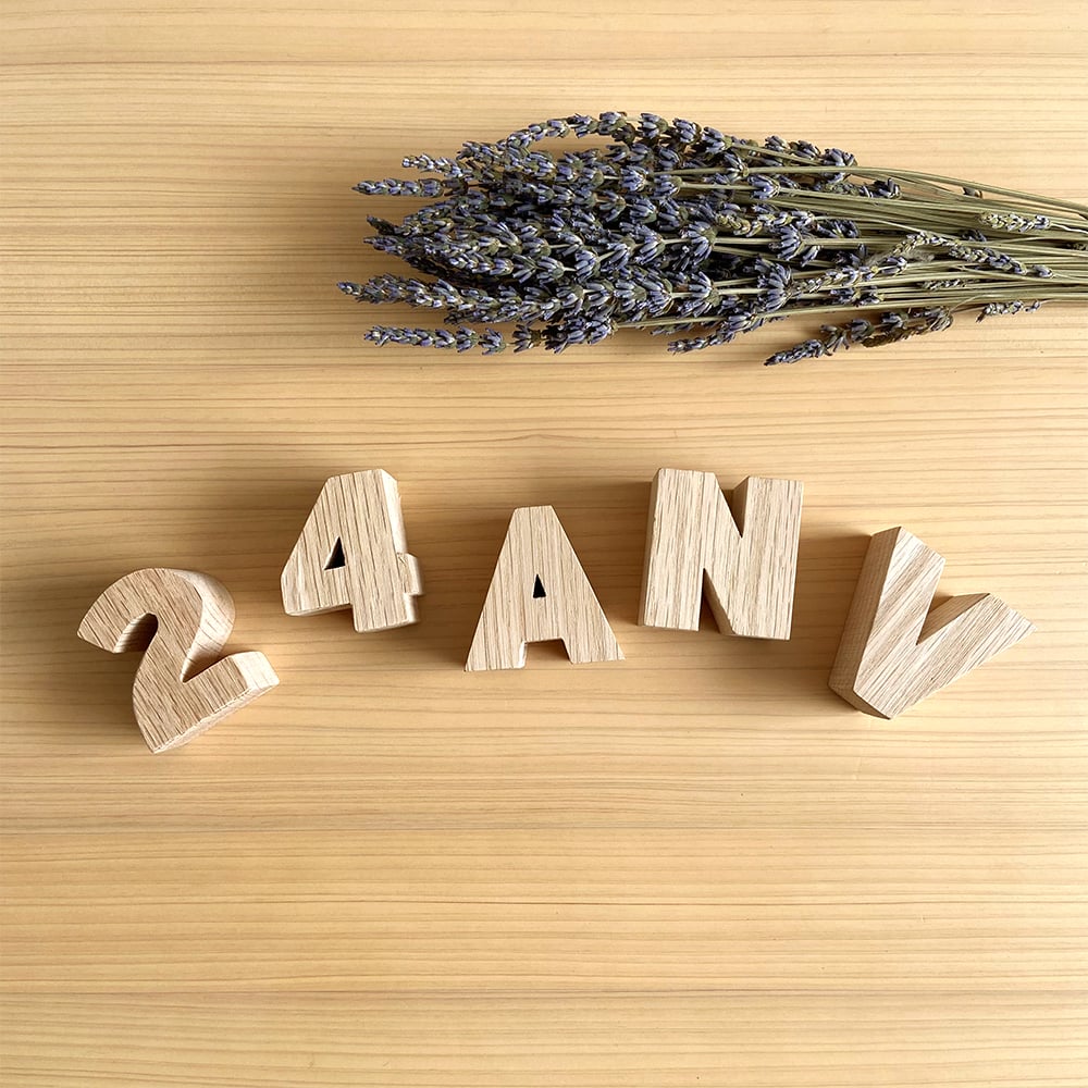 アルファベットオブジェ　④ ○アルファベットオブジェ | Luumu suemokko