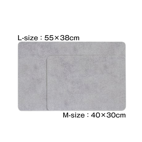 Moissバスマット/ペットマット Msize(40×30cm),Lsize(55×38cm)