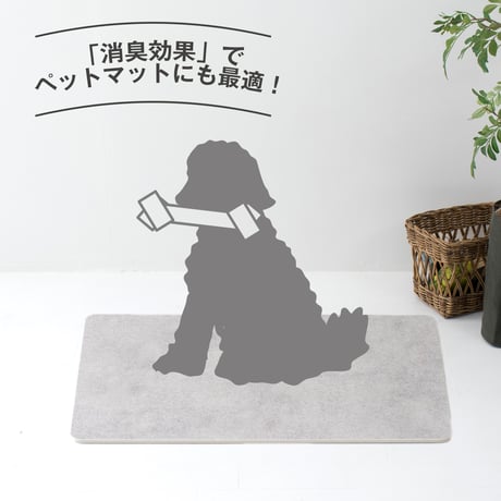 Moissバスマット/ペットマット Msize(40×30cm),Lsize(55×38cm)