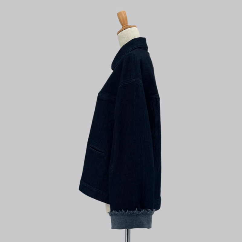 ladies denim jacket （indigo×long） | inn see