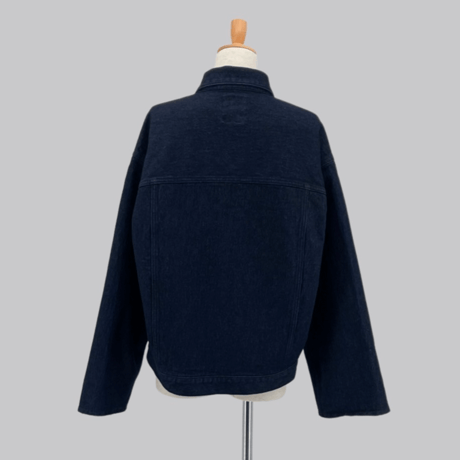 ladies denim jacket （indigo×long）