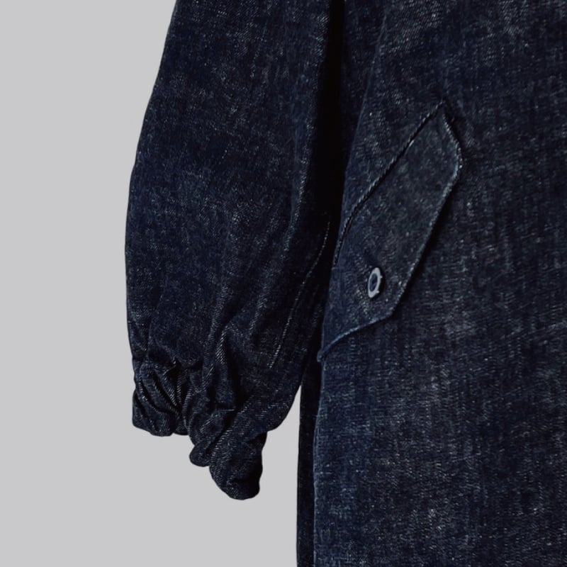 新品未使用　サンプルDamaged Denim Hooded Coat hooded coat（indigo denim） | inn see