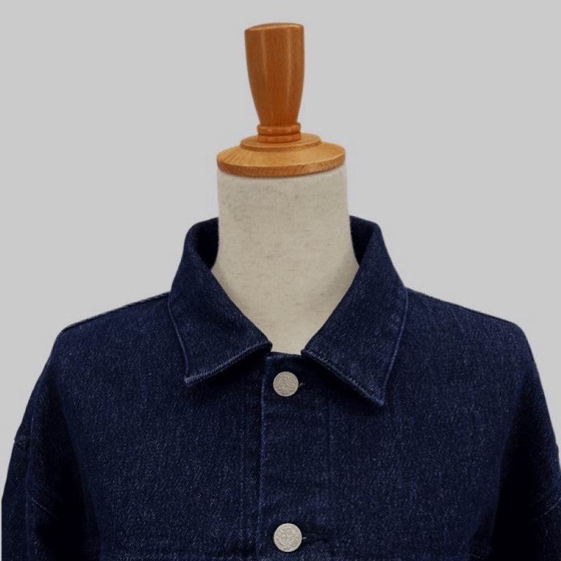 ladies denim jacket （indigo×long） | inn see