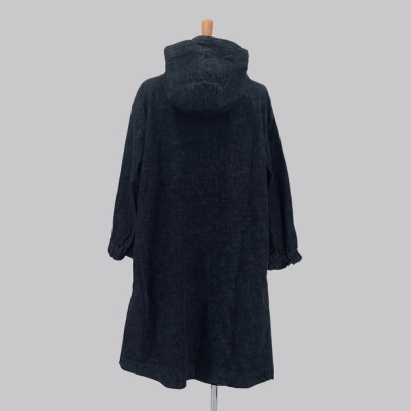 新品未使用　サンプルDamaged Denim Hooded Coat hooded coat（slub denim） | inn see