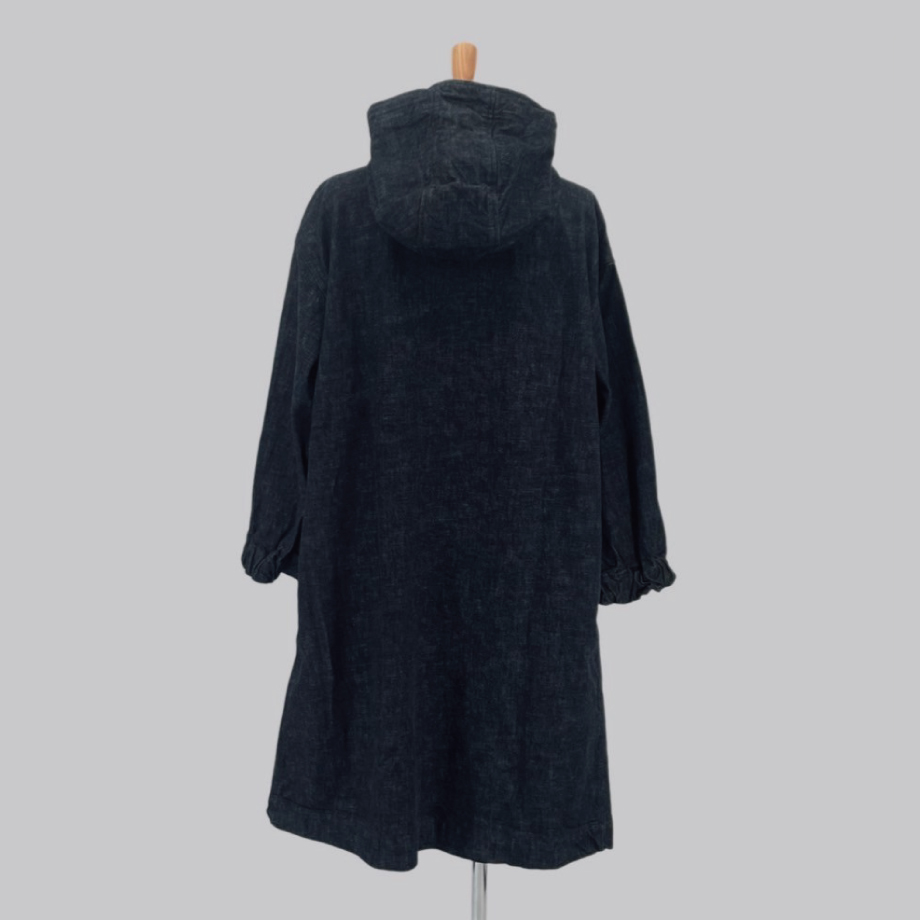 hooded coat（slub denim） | inn see
