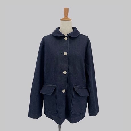 round collar　jacket