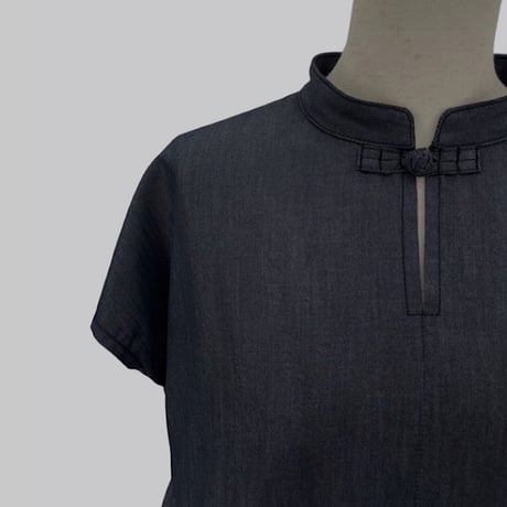 china dress(indigo)