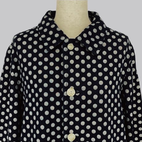 dot denim coat(midium dot)