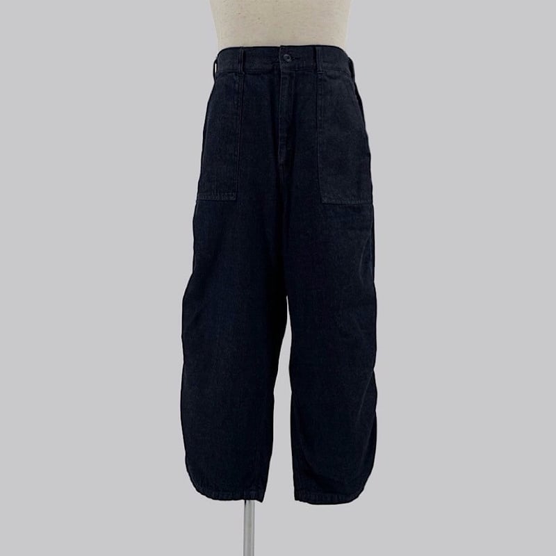 ★新品未使用★ ALOUND TAPERED BAKER PANTS NAVY baker pants(denim) | inn see