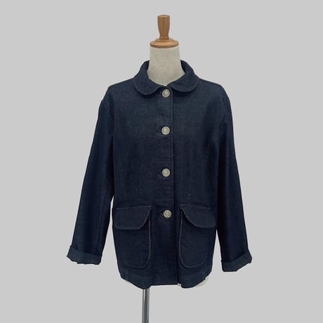 round collar　jacket