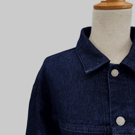 ladies denim jacket （indigo×long）