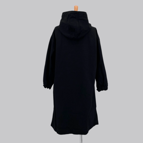 hooded coat（black denim）