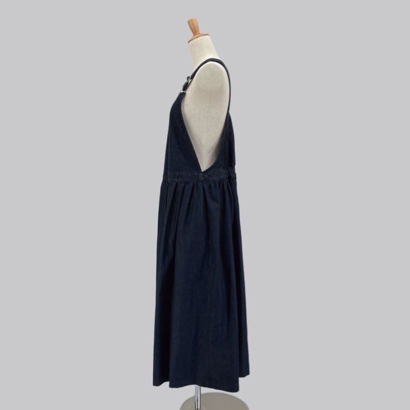 トランク88 Belted Flare Jumper Skirt jumper skirt（denim） | inn see
