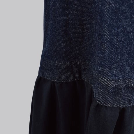 jumper skirt(navy)