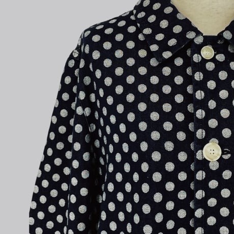 dot denim coat(midium dot)