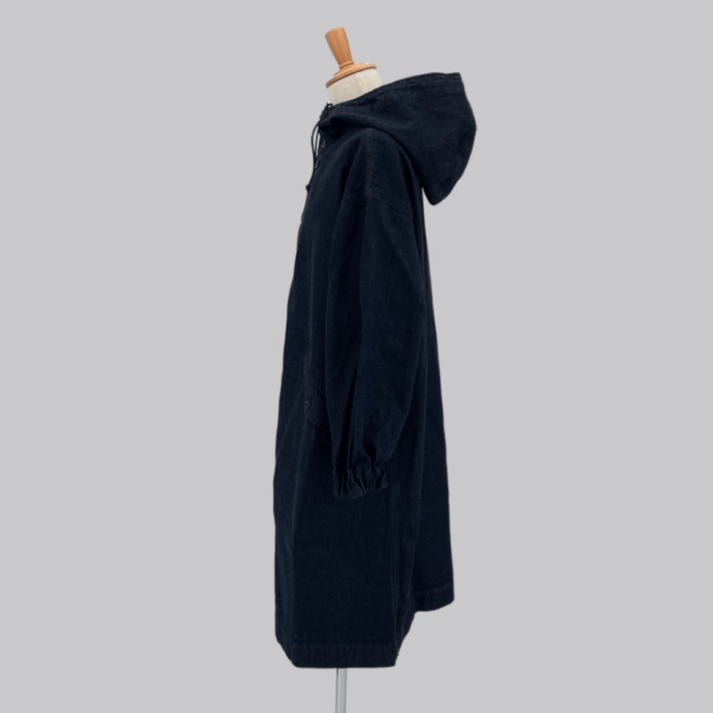 新品未使用　サンプルDamaged Denim Hooded Coat hooded coat（indigo denim） | inn see