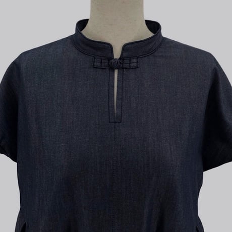 china dress(indigo)
