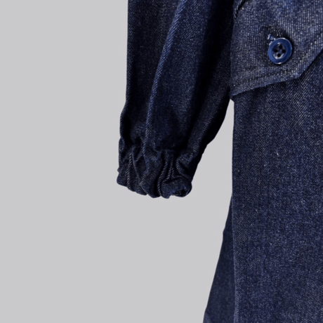 hooded coat（indigo denim）