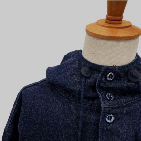hooded coat（indigo denim）