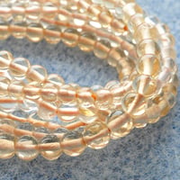シトリンクォーツ3mm(丸玉)