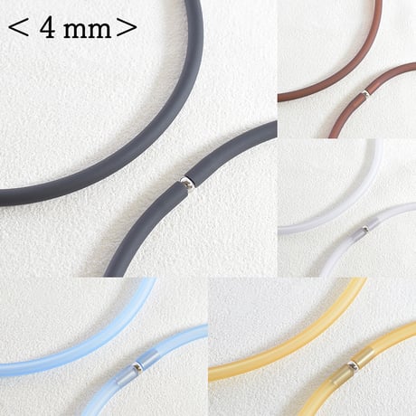 【全５色】PVCチューブチョーカーφ4mm×50cm 1本/5本セット