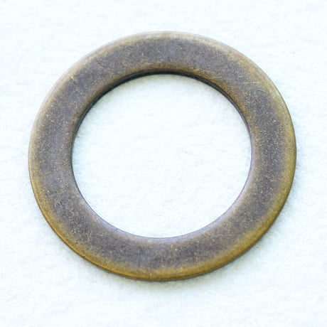 【全２色】メタルドーナツプレート21mm　(穴なし)・10個