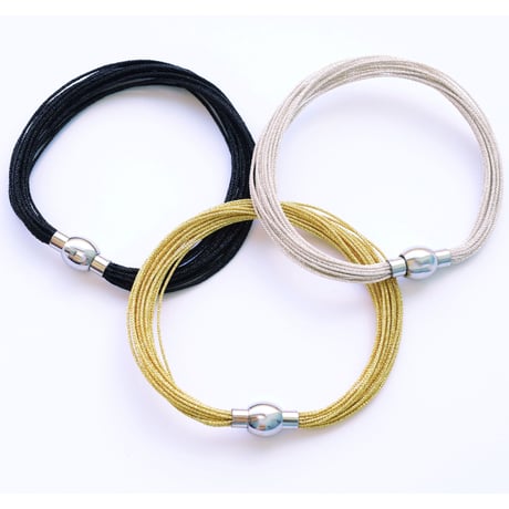 【全３色】20連ブレスレット　マグネット金具