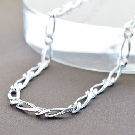 SILVER925　ビッグフィガロチェーンネックレス【50㎝】
