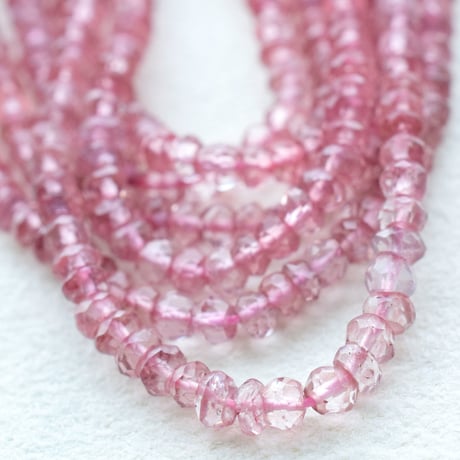 ピンクアメジスト ロンデルカット3×2mm