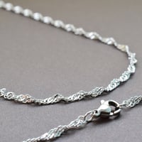 ステンレスチェーン No.11　約50cm【3本セット】