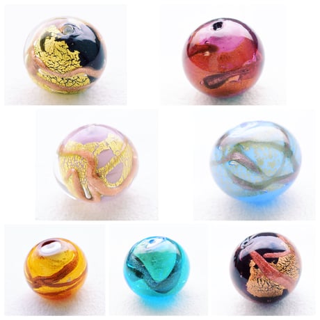 ベネチアン　トンド １６㎜　アベンチュリン　１個"