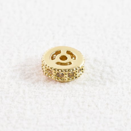 ミル打ちジルコニア　ロンデル6.5×2.5mm　6個
