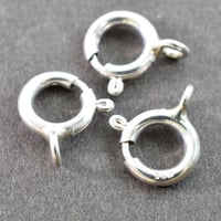 SILVER925　引き輪7mm　【6個】