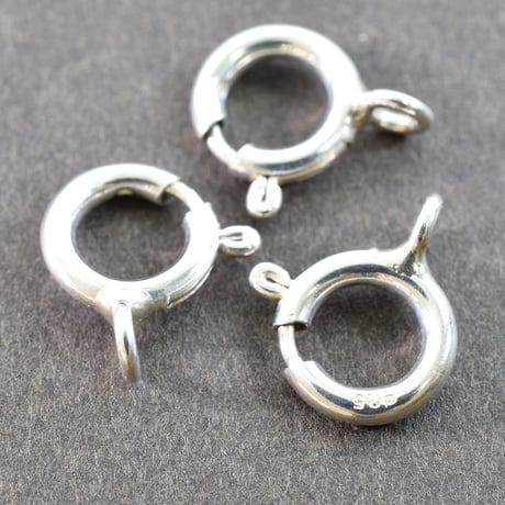 SILVER925　引き輪7mm　【6個】