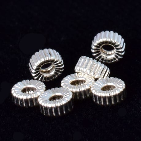 【アウトレット】シルバー625  ロンデル　1.5×3mm・7個