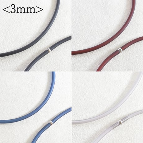 【全４色】PVCチューブチョーカーφ3mm×50cm 1本/5本セット