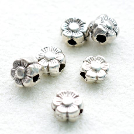 メタルモチーフ　フラワー5.5mm【X1455・10個】