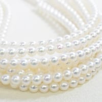 淡水パール ラウンド 約3～3.5mm 【40cm】