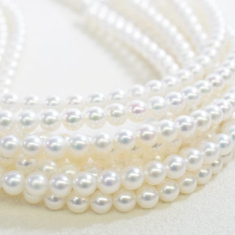 淡水パール ラウンド 約3～3.5mm 【40cm】