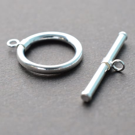 シルバー925 プレーンマンテル18mm【1セット】