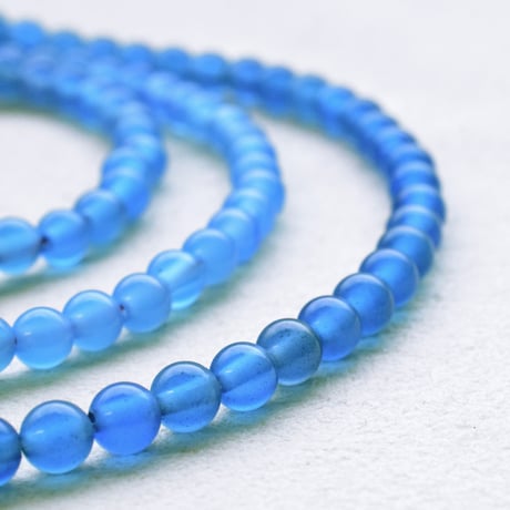 ブルーアゲート 4mm (丸玉)