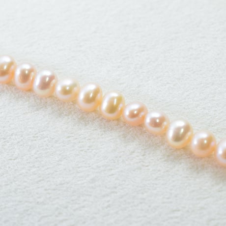 淡水パール オレンジ エッグ 5～5.5mm