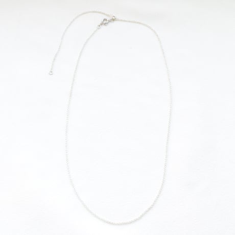 【全2色】スライドボール チェーンネックレス 60cm 3本セット