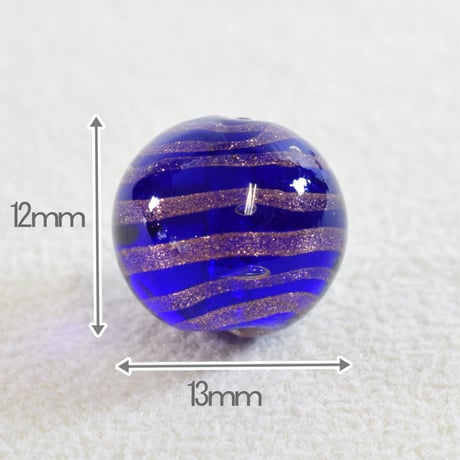 【ベネチアン】ラ・ペルラ　ラウンド約１２mm / 約２０mm