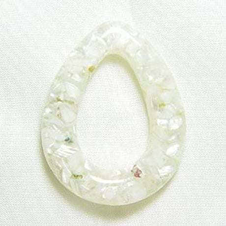 【全９色】プレスシェル　ドロップ(上部穴) ３個