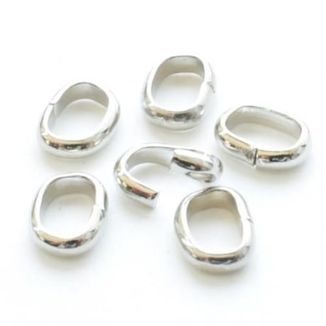 【全３色】甲丸カン5mm　50個