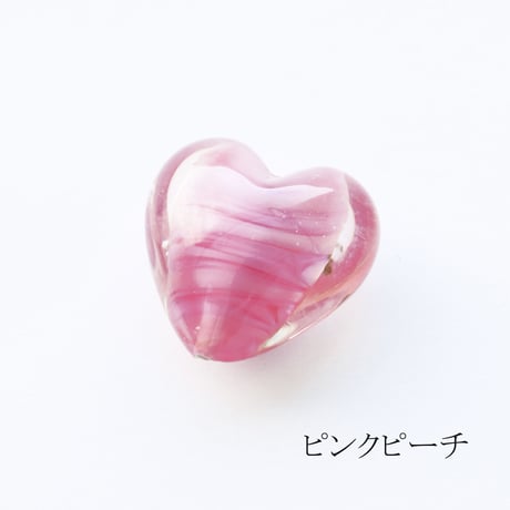 【全９色】チェコ製 ボヘミアンハート 17mm×18mm　１個